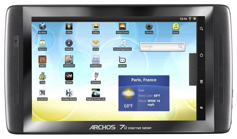 Планшет Archos 70 internet tablet фото 1